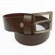 Men's Dark Tan Real Leather Handmade Belt Zest-MHB-004
