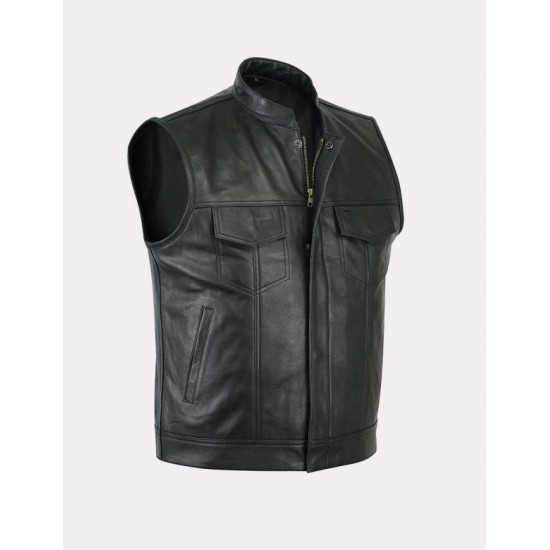 Real Sons of Anarchy Inspired Leather Vest