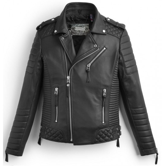 Made-to-measure|Women's Biker/Fashion Real Leather Handmade Jacket Zest-WHJ-002