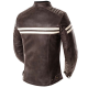 Made-to-measure|Men's Black/Brown Real Leather Handmade Jacket Zest-MHJ-004