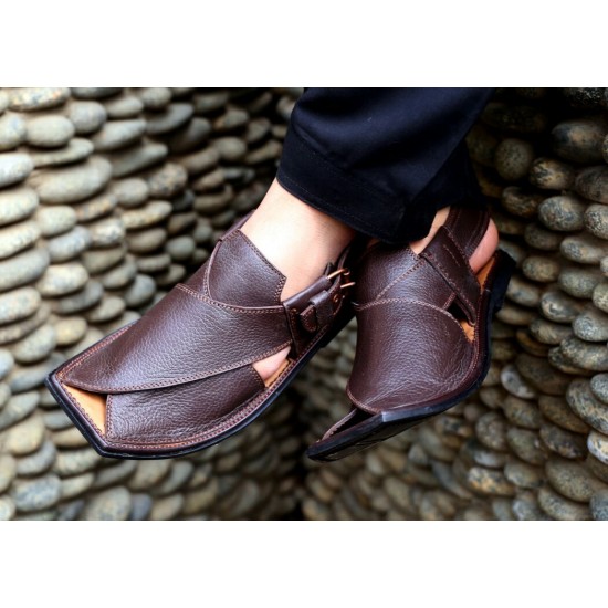 Men's Real Leather Sandal/Kaptan Chappal