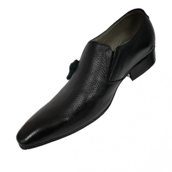 Black Designer Slip On Smart Dress Shoes ZEST-MHS-024