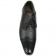 Black Lace Up Smart Dress Shoes ZEST-MHS-025