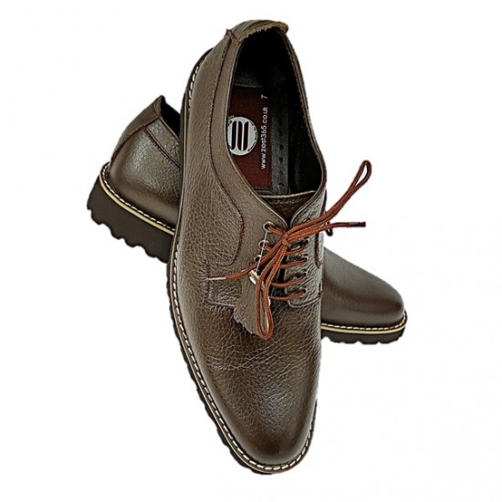 Brown Lace Up Italian Formal/Casual Smart Dress Shoes ZEST-MHS-008